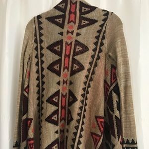 Tan Aztec sweater